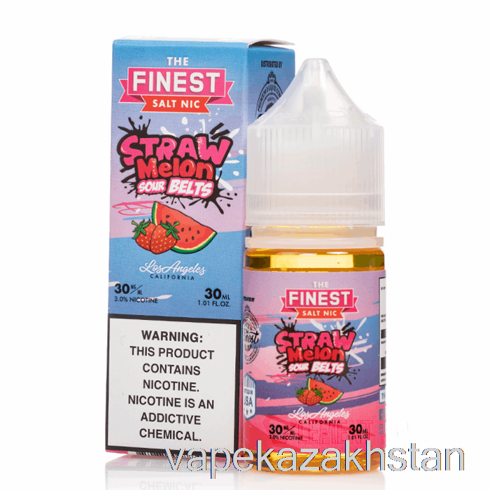 Vape Smoke Straw Melon Sour Belts - The Finest Candy Edition Salt Nic - 30mL 30mg